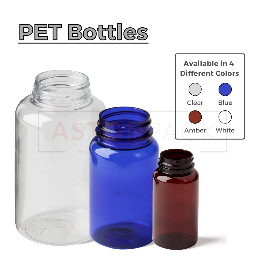 PET Tablet Packer Bottle